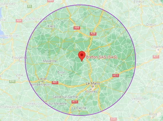 Zone d'intervention